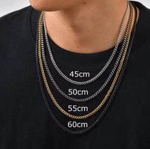 Load image into Gallery viewer, Men’s Double Plate Crown Name Necklace – FAZ Jewelry