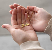 Load image into Gallery viewer, Custom Name Necklace –Bithstone