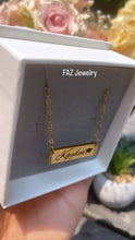 Load image into Gallery viewer, Custom Bar Necklace (3cm)