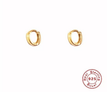 Load image into Gallery viewer, S925 Sterling Silver Mini Snug Hoop Earrings