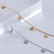 Load image into Gallery viewer, Custom Gold Plated Mini Coin Necklace