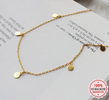 Load image into Gallery viewer, 18K Gold Vermeil Mini Coin Necklace