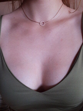 Load image into Gallery viewer, 18K GP Hollow Circle minimalist Necklace