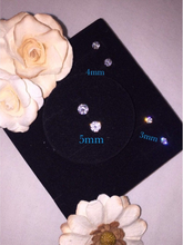 Load image into Gallery viewer, Surgical Steel Ball Screw Back CZ Diamond Stud Earrings