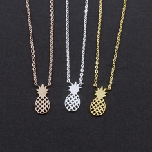 Load image into Gallery viewer, Minimalist 18K GP Pineapple Necklace