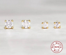 Load image into Gallery viewer, S925 Sterling Silver Mini Stud Earrings PAIR