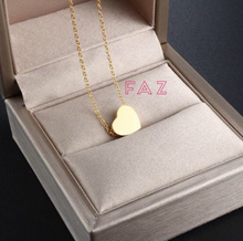 Load image into Gallery viewer, 18K GP Heart Charm Pendant Necklace