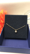 Load image into Gallery viewer, Solid 316l Stainless Steel Plated Round Solid Circle Star Heart CZ Minimalist Pendant 18K Gold Plated Rolo chain Choker Layer Necklace