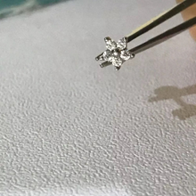 Load image into Gallery viewer, 316L Surgical Steel Mini Flower Cartilage Helix Tragus Earrings