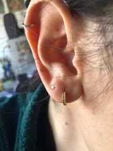 Load image into Gallery viewer, S925 Minimalist Mini Dainty 18K Gold Stud Earrings Bridal Collection