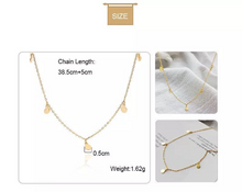 Load image into Gallery viewer, 18K Gold Vermeil Mini Coin Necklace