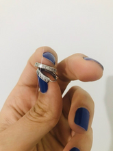 Charger l'image dans la galerie, S925 Sterling Silver Filled Cubic Zirconia Rose Gold 15mm Silver Hoop Earrings Hypoallergenic