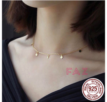 Load image into Gallery viewer, 18K Gold Vermeil Mini Coin Necklace