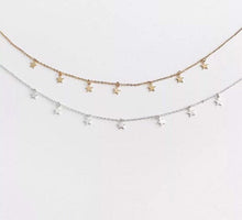 Load image into Gallery viewer, Solid 316L Stainless Steel Star Pendant Choker Necklace