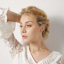 Load image into Gallery viewer, Solid 316L Stainless Steel Star Pendant Choker Necklace