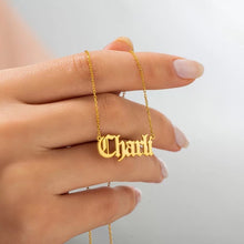 Load image into Gallery viewer, 18K Custom Name Necklace