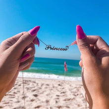 Load image into Gallery viewer, Custom Handcrafted Name Necklace ♡♡♡♡♡