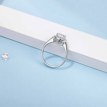 Load image into Gallery viewer, S925 Sterling Silver Round CZ promise engagement Wedding Ring Bridal Collection