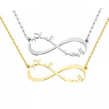 Load image into Gallery viewer, Personalized Arabic Infinity Name Necklace