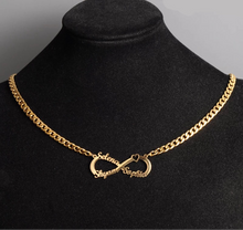 Load image into Gallery viewer, 18K Gold Custom Infinity Name Necklace