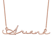Load image into Gallery viewer, 18K Signature Style Personalized Name Necklace