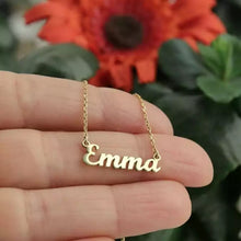 Load image into Gallery viewer, Custom Handcrafted Name Necklace ♡♡♡♡♡