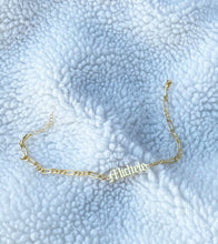 Load image into Gallery viewer, Figaro Name Bracelet Old English Font