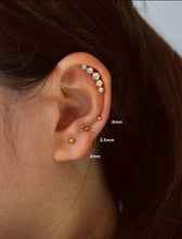 Charger l'image dans la galerie, 316L Surgical Steel Ball Stud Earrings Hypoallergenic