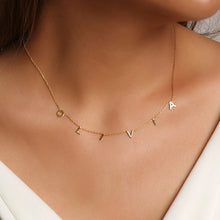 Load image into Gallery viewer, Dainty Custom Letter Necklace