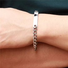 Load image into Gallery viewer, Custom Mens Classic Thick Chain Bracelet