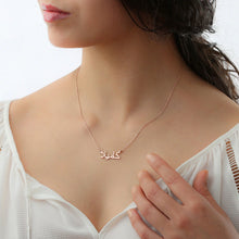 Load image into Gallery viewer, 18K Gold Personalized Arabic Name Necklace