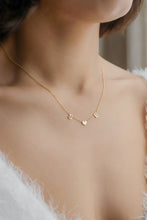 Load image into Gallery viewer, 18K Custom Initial Heart Necklace