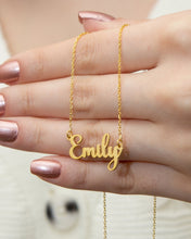 Load image into Gallery viewer, Custom Handcrafted Name Necklace ♡♡♡♡♡