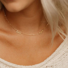 Cargar imagen en el visor de la galería, 18K Custom Multiname Necklace