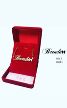 Load image into Gallery viewer, Custom Handcrafted Name Necklace ♡♡♡♡♡