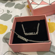 Load image into Gallery viewer, 18K Custom Dainty Capital Name Necklace