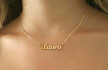 Load image into Gallery viewer, Custom Handcrafted Name Necklace ♡♡♡♡♡