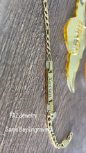 Load image into Gallery viewer, 18K Custom Baby Kids Bar Engraved Bracelet