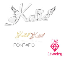 Load image into Gallery viewer, 18K Custom Name Necklace