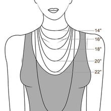Load image into Gallery viewer, Custom Size Dainty 0.7 inch Name Necklace