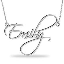 Charger l'image dans la galerie, 18K Custom Name Necklace Scriptina Font