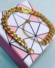 Load image into Gallery viewer, Mini Bar Cuban Bracelet