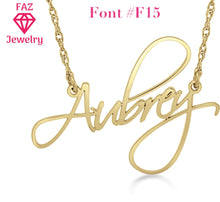 Load image into Gallery viewer, 18K Custom Name Necklace