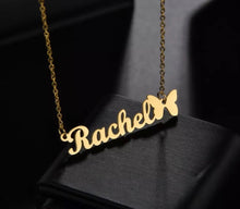 Load image into Gallery viewer, Custom Handcrafted Name Necklace ♡♡♡♡♡