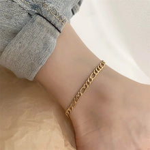 Load image into Gallery viewer, 4mm Figaro Chain Anklet