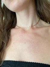 Load image into Gallery viewer, Gold Paper Clip Chain