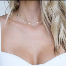 Load image into Gallery viewer, 18K Gold Vermeil Mini Coin Necklace