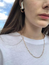 Load image into Gallery viewer, Gold Paper Clip Chain