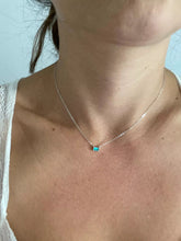 Load image into Gallery viewer, 18K Real Gold Vermeil Rectangular Charm Necklace