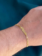 Load image into Gallery viewer, Figaro Name Bracelet Old English Font